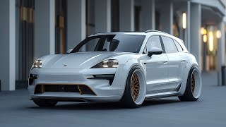 Porsche Macan EV Car Concept  AI Automotive Design [upl. by Marrissa]