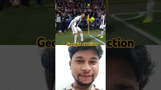 Georgina reaction ronaldo football short georgina football cr7 reaction [upl. by Roxi]