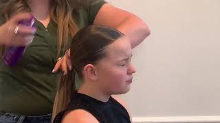 Slicked Back Ponytail Hair Tutorial [upl. by Rehtul]