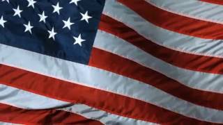 10 Hours American Flag Waving  Video amp Audio 1080HD SlowTV [upl. by Efron]