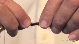 Tying a Tube lake Leech Trout Fly [upl. by Anawed]