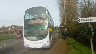 Withdrawn  Volvo B7TL Wright Eclipse Gemini  11 to Hethersett  32333 LK53 LYT [upl. by Ennairoc588]