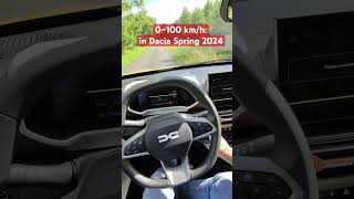 0100 kmh în noua Dacia Spring Extreme 2024 facelift sunt 65 CP suficienți 🚀 daciaspring [upl. by Ettenal]