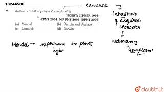 Germplasm theory Lamarcks principle was given by Or Lamarcks acquired characters are [upl. by Llerraj369]