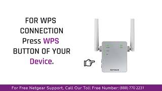 Ac750 Wifi Range Extender Setup Using WPS  Netgear Extender Setup [upl. by Haziza827]