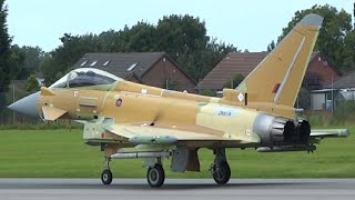 Brand New RSAF Eurofighter TyphoonZK618 Takeoff amp RecoveryBAE Systems warton Aerodrome 10816 [upl. by Larine760]