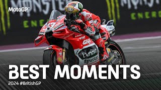 Best MotoGP™ Moments 🔥  2024 BritishGP [upl. by Anil659]