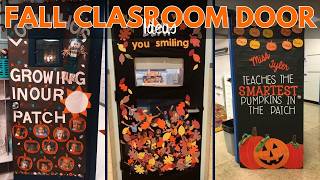 100 Easy Fall Classroom Door Decorations Ideas to Try in 2024 Autum Classroom Decorating [upl. by Aihk]