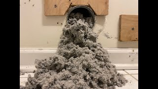 A First on The Channel Cleaning a DRYER VENT almetaldryervent satisfying fyp fypシ゚viral diy [upl. by Nealy677]