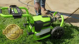 1 Rated Electric Pressure Washer  Greenworks 3000 PSI [upl. by Radborne]