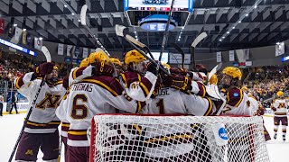 quotPride On Icequot  2023 Gopher Mens Hockey Frozen Four Hype [upl. by Kraska]