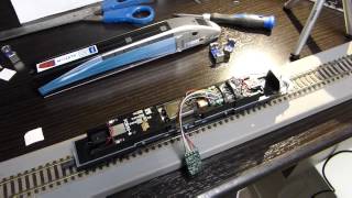 JOUEF TGV V150 DCC INSTALL part 2 [upl. by Ameehs]