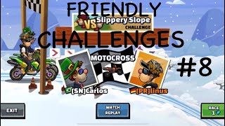 FRIENDLY CHALLENGES 8  hill climb racing 2 [upl. by Eilrebmik720]