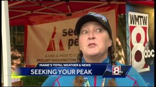 Hikers quotSeek the Peakquot for Mt Washington observatory fundraiser [upl. by Jochbed]