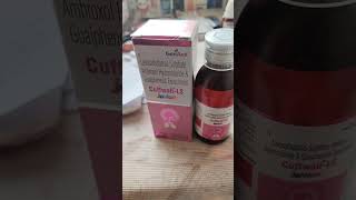 CUFFWALLLS Syrup  Levosalbutamol Sulphate  Ambroxol Hydrochloride amp Guaiphenesin Expectorant [upl. by Cesar]