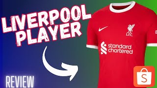 NOVA CAMISA DO LIVERPOOL 2324 VERSÃO JOGADOR COMPRADA NA SHOPEE  CAMISA DE TIME [upl. by Dnaltruoc]