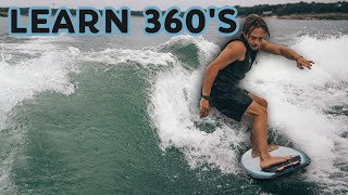 How to WakeSurfing 360  The Ultimate Beginner Guide [upl. by Nivart299]