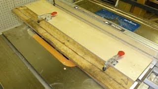 Edging Jig for Tablesaw [upl. by Nelleus]