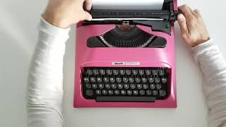 Tonys Typewriters  Olivetti Lettera 10 [upl. by Nivel]