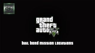 gta 5  bail bond mission locations [upl. by Kee803]