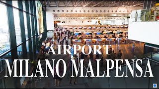 【Airport Tour】Milano Malpensa Airport Check in amp Arrival area [upl. by Dorsy]