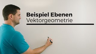 Ebene von Parameterform auf Koordinatenform  Mathe by Daniel Jung [upl. by Nnylhtak857]