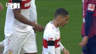 VFB Stuttgart vs RB Leipzig 52 Enzo Millot Deniz Undav amp Jamie Leweling score in win Match recap [upl. by Nakre775]