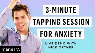 Nick Ortner’s Tapping Technique to Calm Anxiety amp Stress in 3 Minutes [upl. by Ahseinod]