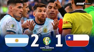 Argentina 2 x 1 Chile ● 2019 Copa América 3rd Place Extended Goals amp Highlights HD [upl. by Niamjneb]