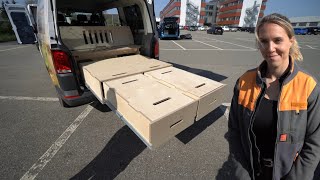 WOHNMOBIL CAMPERVAN AUSBAUKIT VON HORNBACH [upl. by Nerehs]