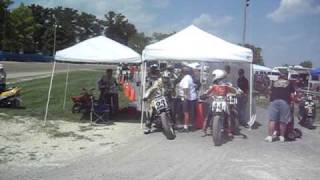 Vintage Motorcycle Flat Track Racing [upl. by Einohpets]