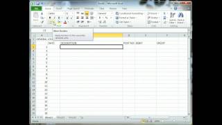 Excel Tutorial Creating a General Ledger [upl. by Raffaj]