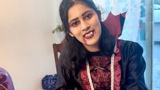 এবছর বাচ্চাদের Halloweenমেহার vampire মেকআপবিকেলে Trick o treatমেহার বন্ধুকে শেষে prank [upl. by Paloma589]