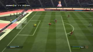 Fifa 14 Tutorial definicion basica entrando al area chica [upl. by Onailime]