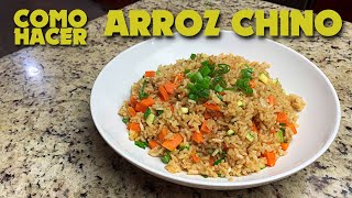 Como Hacer ARROZ CHINO arroz frito [upl. by Nylednarb]