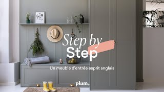 Step by Step  Créer un meuble d’entrée esprit anglais [upl. by Podvin659]