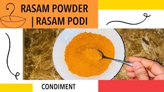 Rasam powder Recipe  Rasam podi  Rasam Powder  Priyasweekend recipes [upl. by Darrej161]