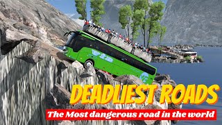 066😱Great Driving on the Narrow Roads in the worlds  Drivers On Dangerousroads [upl. by Heriberto]