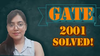 GATE2001 CHEMICAL ENGINEERING SOLUTION [upl. by Car]