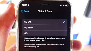 How To Activate 5G on iPhone 12 mini EASY [upl. by Hterrag]