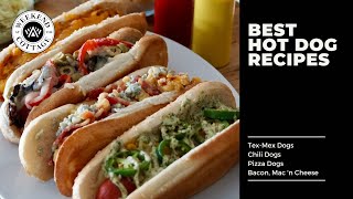 BEST HOT DOG RECIPES  4 Fab favourites [upl. by Latisha]