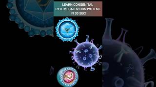 Learn Congenital Cytomegalovirus in 30 sec🦠neetpg virus microbiology tricks mbbs [upl. by Scherle]