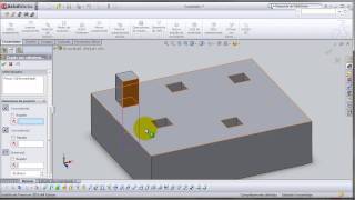 SOLIDWORKS  Copiar con relaciones de posición [upl. by Honniball]