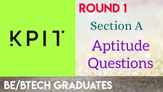 KPIT commonly asked Aptitude Questions for Round 1 [upl. by Winthrop]