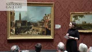 Canaletto view paintings of Venice  National Gallery [upl. by Ahsia]