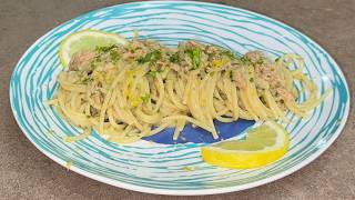 SPAGHETTI AL TONNO TUTTO A CRUDO [upl. by Pears171]