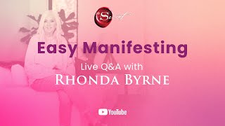 Easy Manifesting Live QampA with Rhonda Byrne May 23 2024  RHONDA LIVE [upl. by Eneleh]