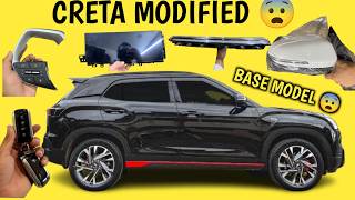 CRETA E 2024 Modified to extreme level✅ All Rates Disclosed  45 Off On Creta Modification 😱 [upl. by Rein616]