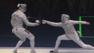 Kovalev wins Bronze  Mens Individual Sabre  London 2012 Olympics [upl. by Nerw]