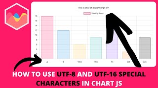 How to Use UTF8 and UTF16 Special Characters in Chart JS [upl. by Ahsieket429]